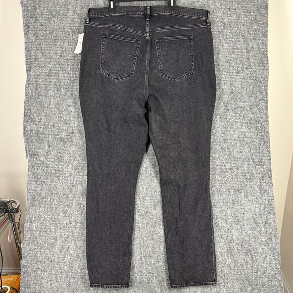 Abercrombie Fitch Jeans Womens 36/22L 90s Slim Straight Ultra High Waist Curve - Picture 2 of 11